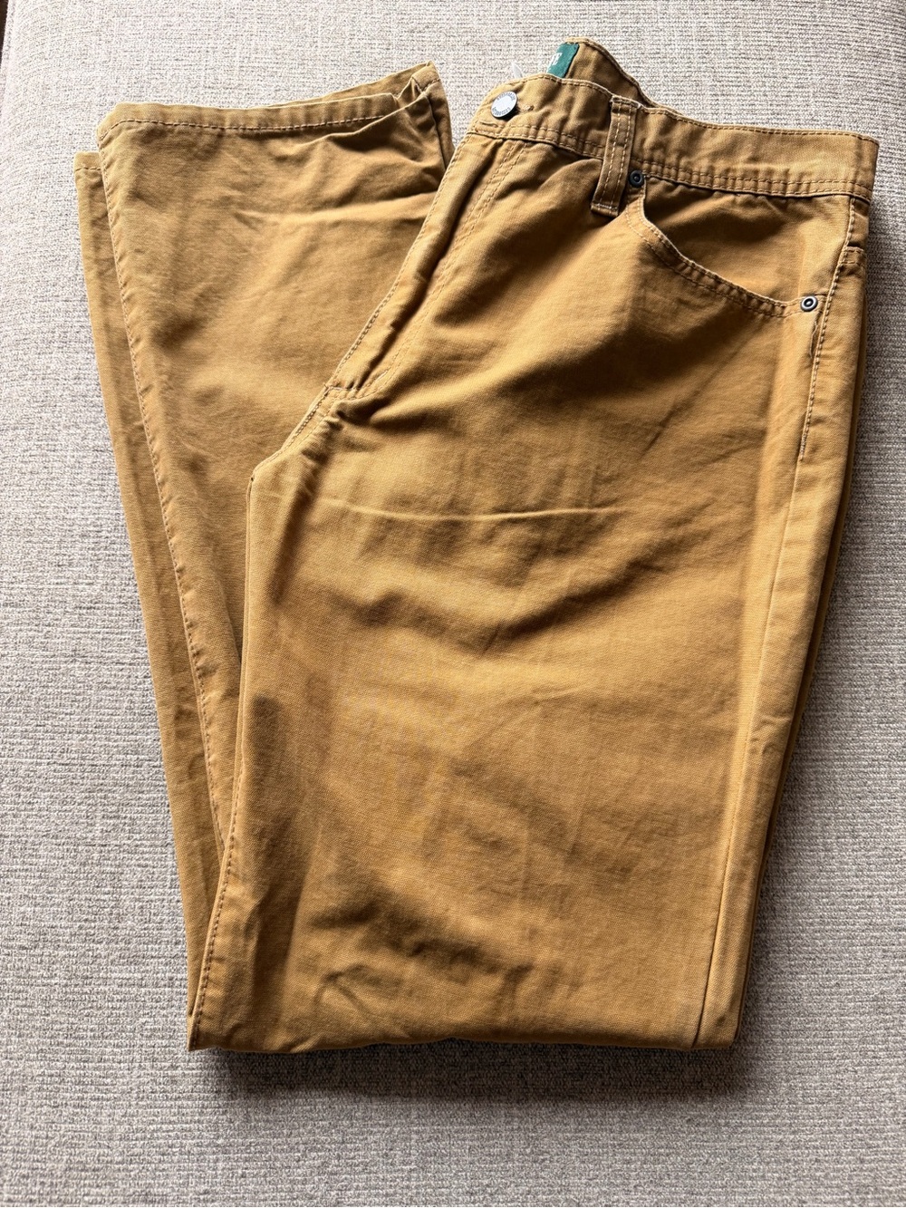NWT Outdoor Life Men’s Canvas Work Pants - Tan / Khaki